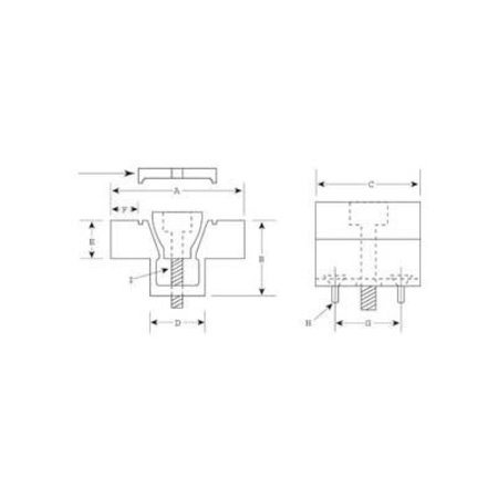 MITEE-BITE PRODUCTS LLC Mitee-Bite 60153 - Machinable Uniforce® Clamps - 1500 w/o Locking Plate 3.00" - Made In USA 60153